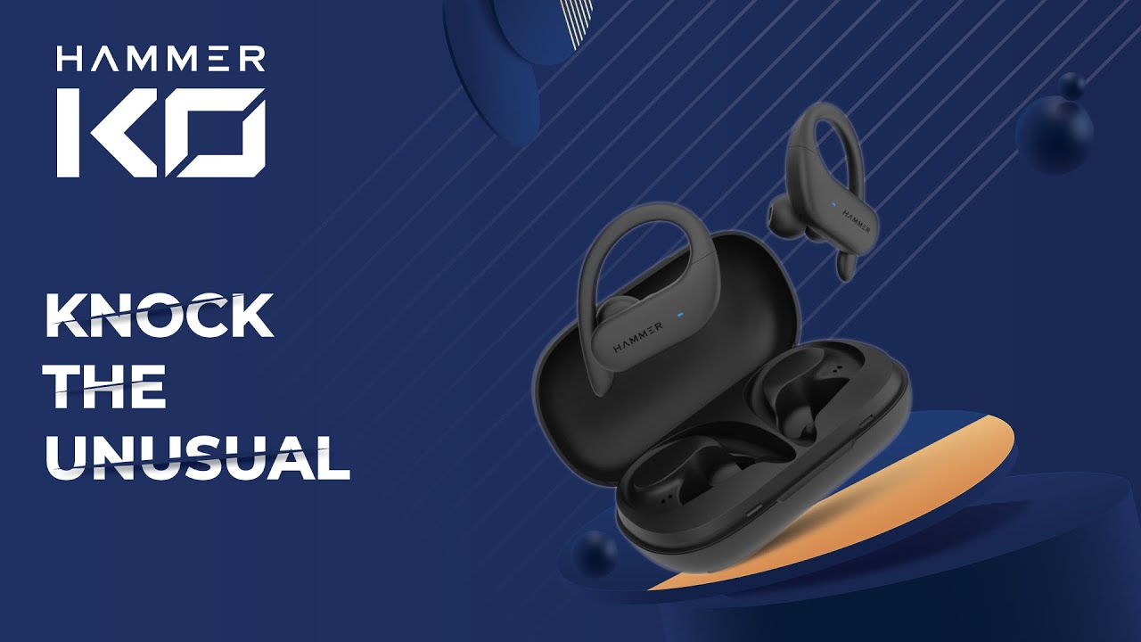 Hammer KO Sports Truly Wireless Earbuds | Knock the unusual